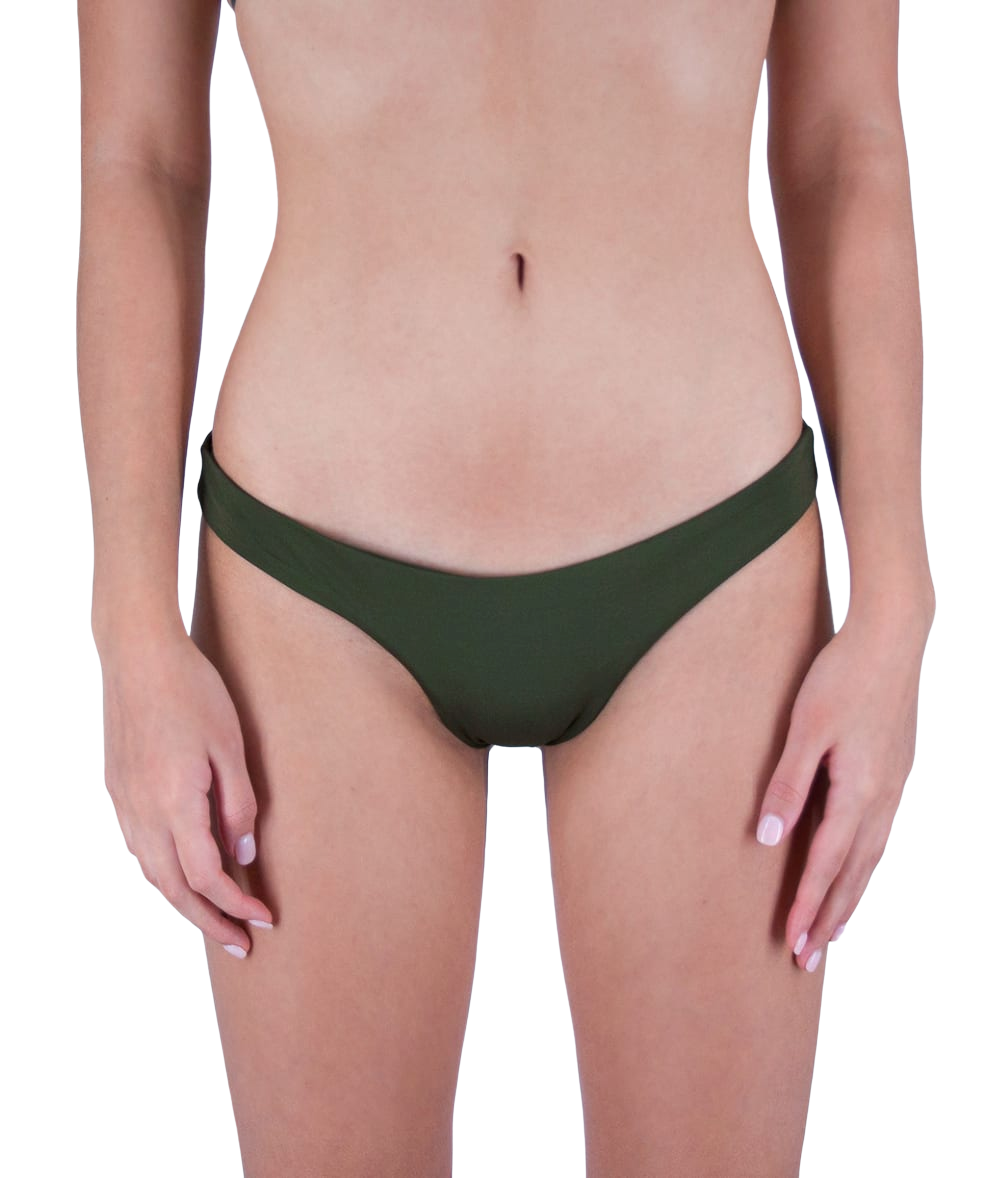 Scrunch Bottom Cheeky Bikini / Low Rise Seamless Bikini Bottom