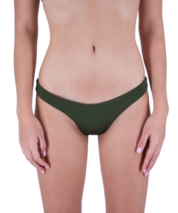 Leilani Cheeky Bikini Bottom in Forest Green