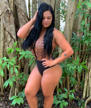 Load image into Gallery viewer, Moani One Piece in Leopard and Black Noa Kai Swimwear