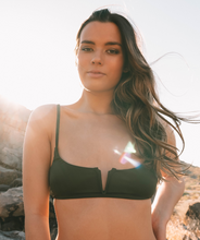 Load image into Gallery viewer, Sofia Bralette Top in Midnight Black