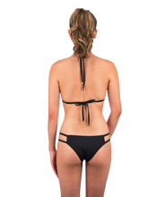 Cargar imagen en el visor de la galería, Valeria Classic Triangle Bikini Top in Midnight Black